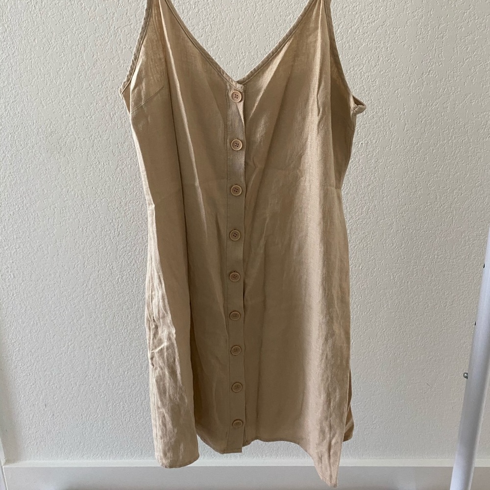 Tan summer dress